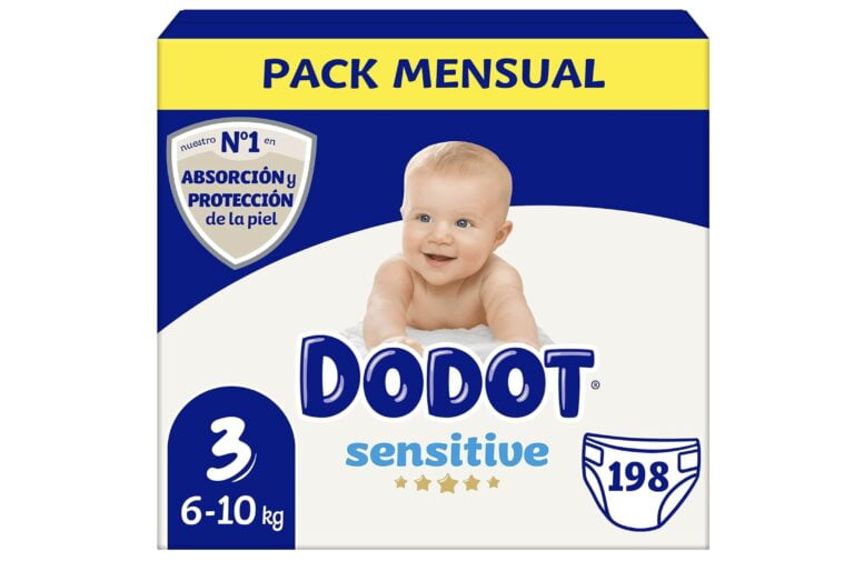 Dodot Pañales Bebé Sensitive Talla 3