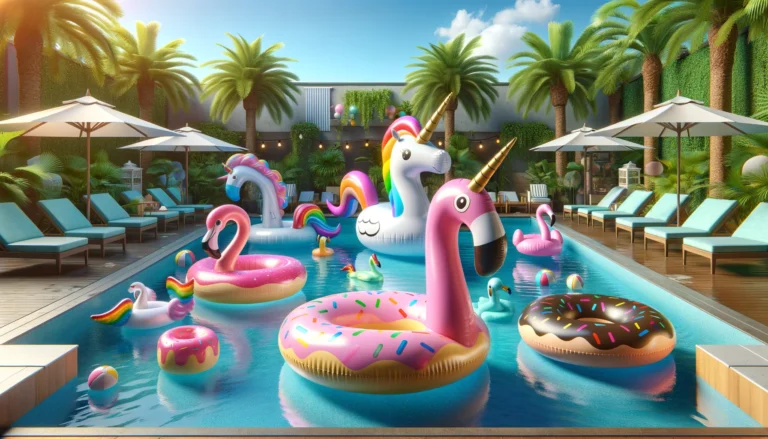 los mejores flotadores de piscina