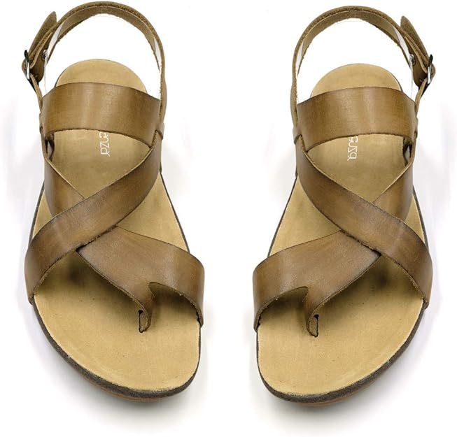 Sandalias de piel para hombre en oferta!